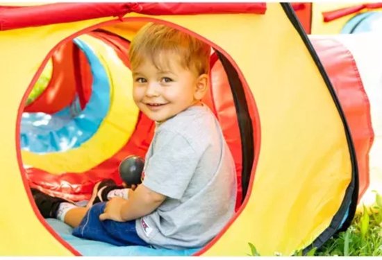 Kruzzel 3-in-1 Kinderentent: Tipi, Tunnel & Speelhuis - Multifunctioneel Speelplezier!