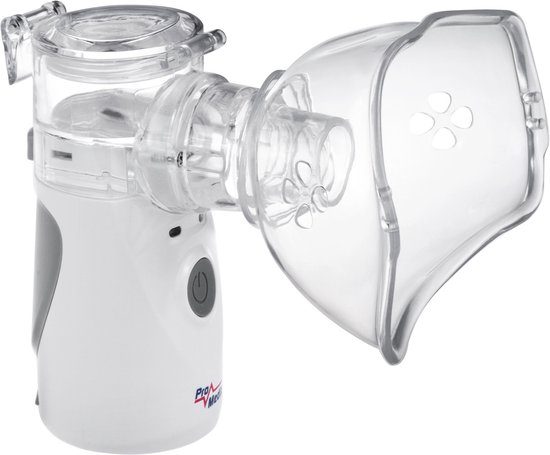 ProMedix - Draagbare inhalator voor kinderen en volwassenen | Stille inhalator - Twee maskers Mondstuk Vernevelaar Set - USB Oplaadbaar