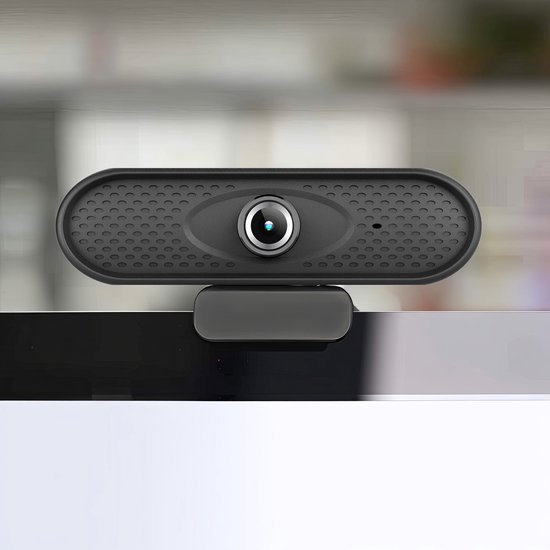USB-webcam met microfoon en bevestigingsclip Full HD 1080P computercamera PC thuiskantoor 25 fps 1,7 m kabel NanoRS RS680