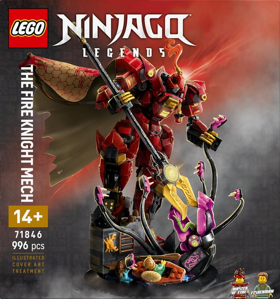 LEGO NINJAGO De Vuurriddermecha Bouwpakket voor Kinderen - 71846