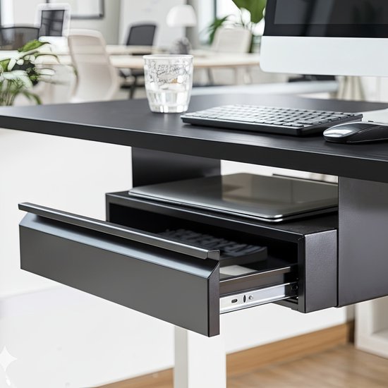 Maclean - Bureaulade - Lade onder het bureau met plank tot max. 5kg -MC-875