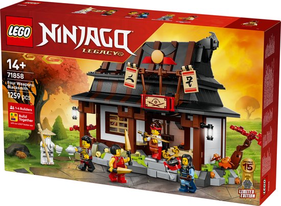 LEGO® NINJAGO® 15-jarig Jubileum: Smederij De Vier Wapens - 71858
