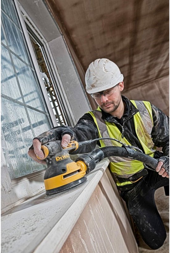 DeWalt DWE6423-QS280W Excentrische Schuurmachine- 280 W - Ø 125 mm schuuroppervlak