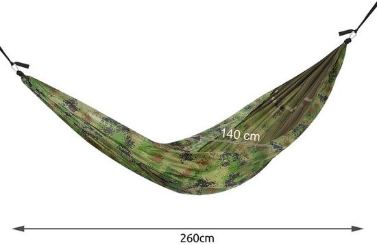 Gardlov Santiago Toeristenhangmat met Muskietennet - Lichtgewicht en Compact - 150 kg Draaggewicht