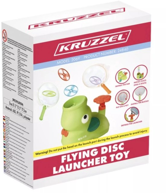 Kruzzel Disc Launcher - Actief Buitenspeelgoed - Veilig en Dynamisch