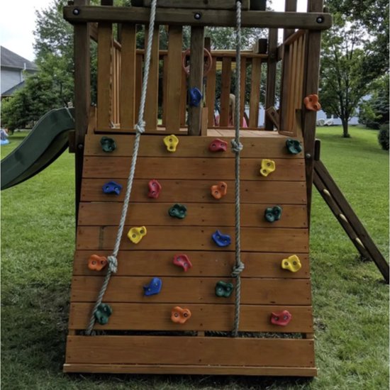 Kruzzel Klimstenen Set Kind – 20 Stuks + 2 Grepen