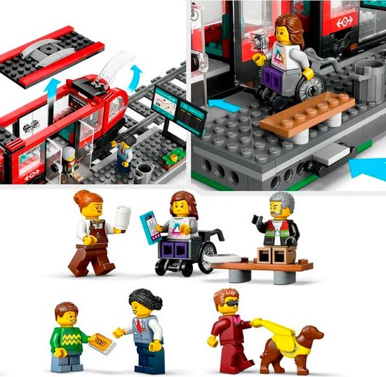 LEGO City Stadstram en station - 60423