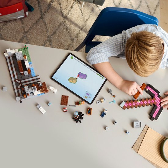 LEGO Minecraft De Pikhouweelmijn Bouwpakket voor Kinderen - 21277