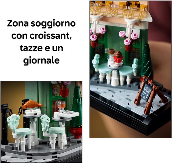 LEGO® Icons Frans café - Parijse decoratie - 10362
