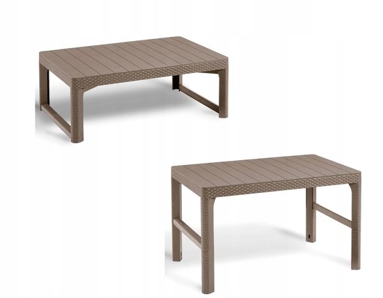 Keter - Tuintafel - Lyon - cappuccinokleurig