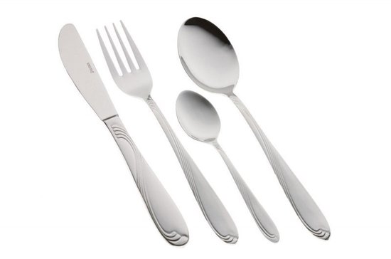 KINGHOFF 3508 - luxe bestekset koffer - 72 delig - 12 persoons - Modern bestek