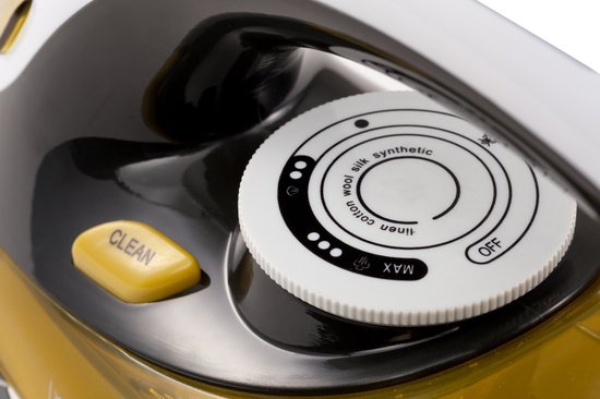 Ion Stoomstrijkijzer - 3000W - geel CR 5029 Camry