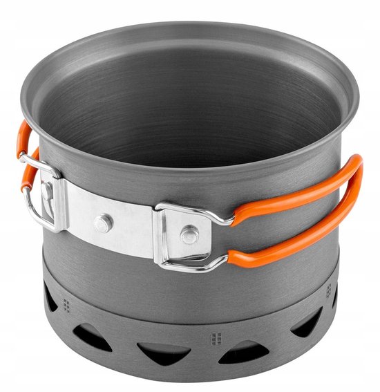 NEO Kampeerpan 2-in-1 met Radiator - Lichtgewicht Aluminium