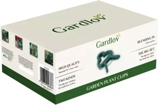 Gardlov Plantenclips Set van 108 - Perfecte Ondersteuning voor Uw Tuin
