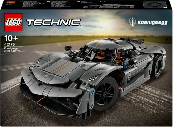LEGO Technic - Koenigsegg Jesko Absolut grijze hypercar - 42173