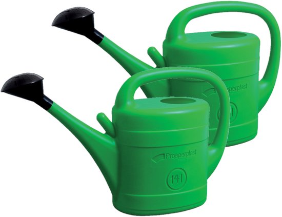 Prosperplast Gieter - groen - kunststof - broeskop - 14 liter - gieters voor buiten