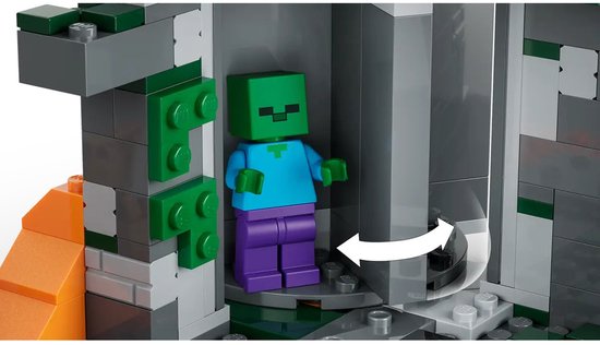 LEGO Minecraft Zombiekerker Speelgoed voor Kinderen en Gamers vanaf 8 Jaar - 21587