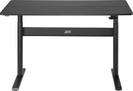Ergo Office - Bureau - In hoogte verstelbaar ergonomisch bureau 140x68cm - staand en zittend werken, max hoogte 115cm, ER-453