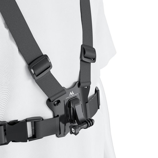 Maclean Sport Borstband voor Mobiele Telefoon/ GoPro en andere camera's / Houder - universeel - draaibare bevestiging, MC-294