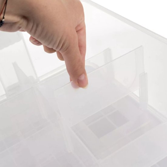 Kruzzel Stapelbox - Block box 2‑lagen – blokken eenvoudig opruimen - 15 liter