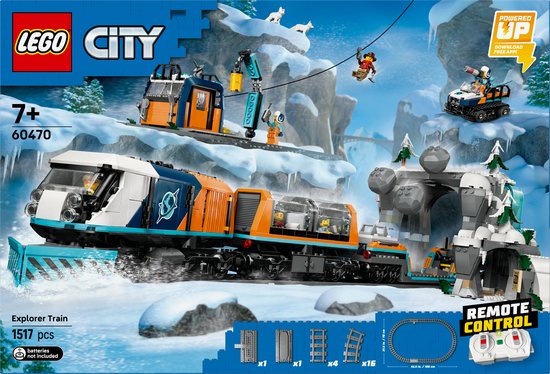 LEGO City Onderzoekstrein op de Noordpool Voertuig Speelgoed - 60470