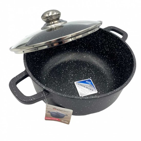 Kinghoff 1597 - Braadpan - met Aromaknop - 28 cm - 6.5 liter