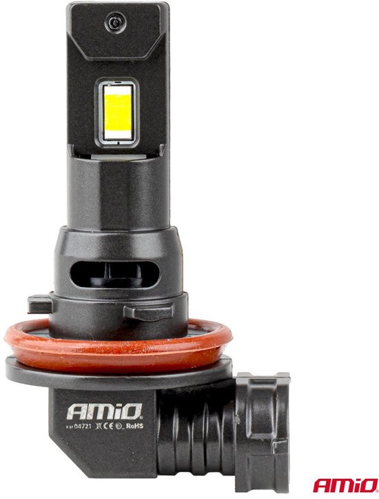 AMiO F25 PRO BLACK FULL CANBUS H8 H9 H11 H16 – 68W 6000K Wit 12V/24V - Hoge Helderheid