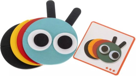 Kruzzel Houten Puzzel - Stimuleer Creativiteit met Dieren en Vormen