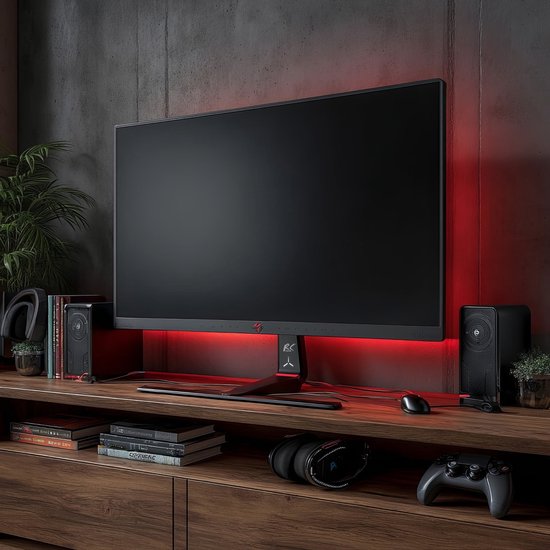 NanoRS - Gaming Monitorbeugel - RGB LED - 32-55" | VESA 400x400 - Max. 40kg - RS167