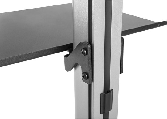 Telescopische tv-houder, plafond en vloer met plank Maclean MC-791N 37 "-70", max. 30 kg