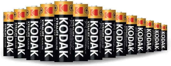 Kodak XTRALIFE - Alkaline AA/LR6 Batterijen - 60 stuks