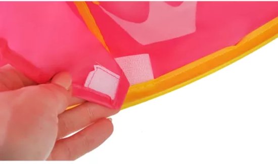 Kruzzel Koninklijke Tent voor Kinderen - Opvouwbaar en Veilig - 135x105 cm - Roze