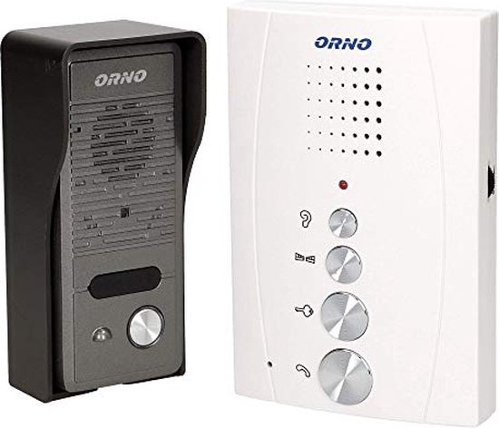 Orno ELUVIO Sprechanlage 1 Familienhaus 4-Draht, Volume Regler, Frteisprecheinrichtung und Torsteuerung