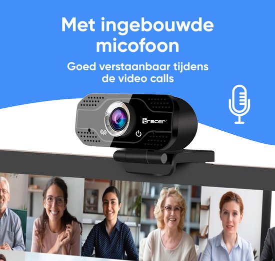 Webcam - Voor pc - Met Microfoon - Full HD