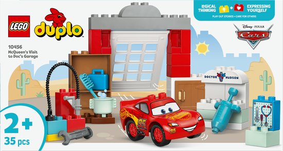 LEGO DUPLO Disney en Pixar Cars McQueens Bezoek aan Docs Garage - 10456