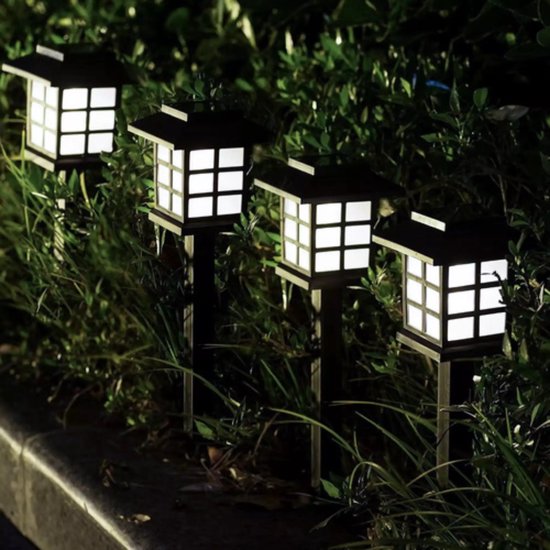 Gardlov Solar Tuinlamp - Energiezuinige LED Verlichting met Natuurlijke Vlam-effect