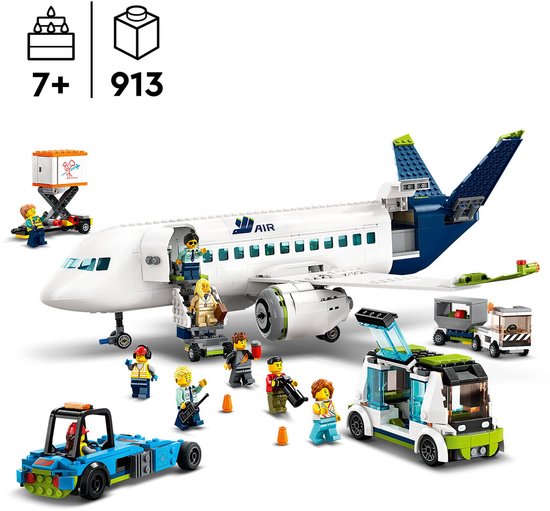 LEGO City Passagiersvliegtuig Vliegtuig Speelgoed Set - 60367