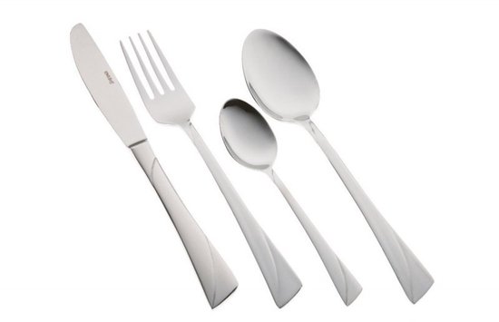 KINGHOFF 3515 - luxe bestekset koffer - 72 delig - 12 persoons - Modern bestek