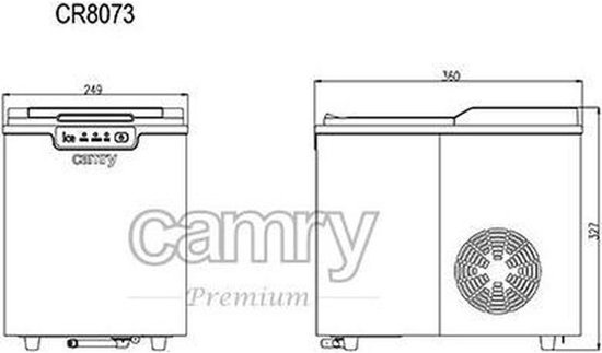 Camry CR 8073 - Ijsblokjesmachine