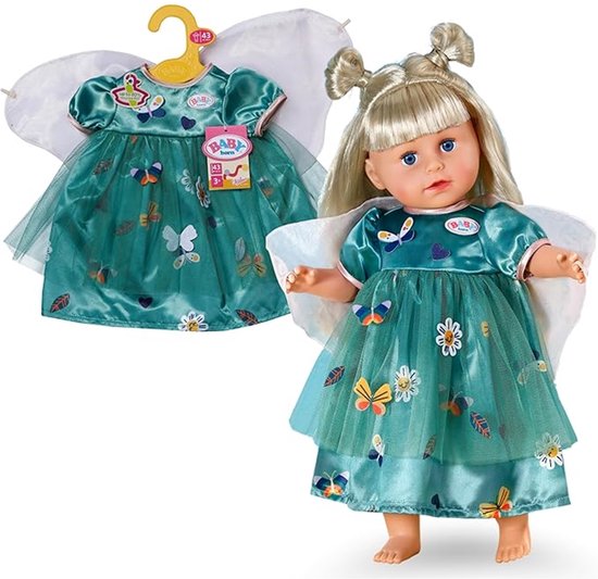 BABY born - Fairy Dress - Met Vleugels - 43 cm