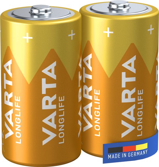 Varta Longlife Extra C Wegwerpbatterij Alkaline - 2 stuks
