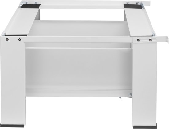 Maclean - Wasmachine Verhoger - Sokkel voor wasmachine/droger met lade - Wasdrogeronderstel - max. belasting 150kg, wit, MC-117 W