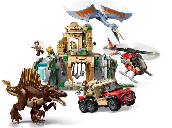 LEGO® - Jurassic World - Spinosaurus en Quetzalcoatlus Luchtmissie - 76976