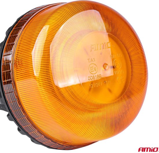 AMiO Stroboscoop Zwaailicht Waarschuwingslamp W03SB 36LED 12/24V IP56 Oranje R65 R10