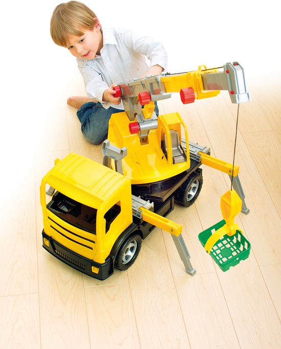 Lena GIGA TRUCKS Kraanwagen - Kraan truck van 1,15 meter - Vanaf 3 jaar