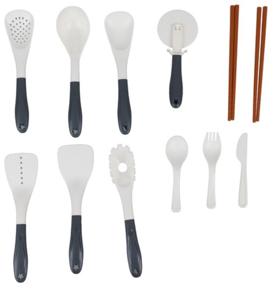 Kruzzel Keukenaccessoireset 32-delig – speelgoed kookset met potten, pannen, bestek en servies voor kinderen