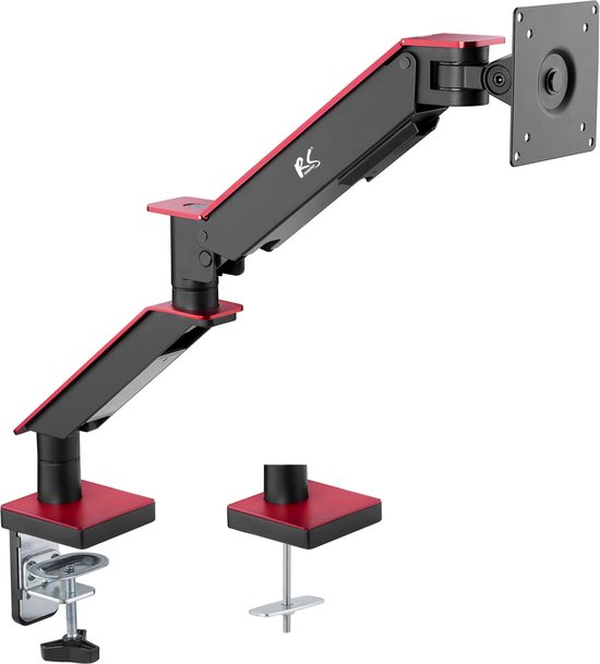 NanoRS - LCD Gaming monitorhouder - 17-32" 8kg - Vesa 75x75 en 100x100 | Dubbele arm - RS162