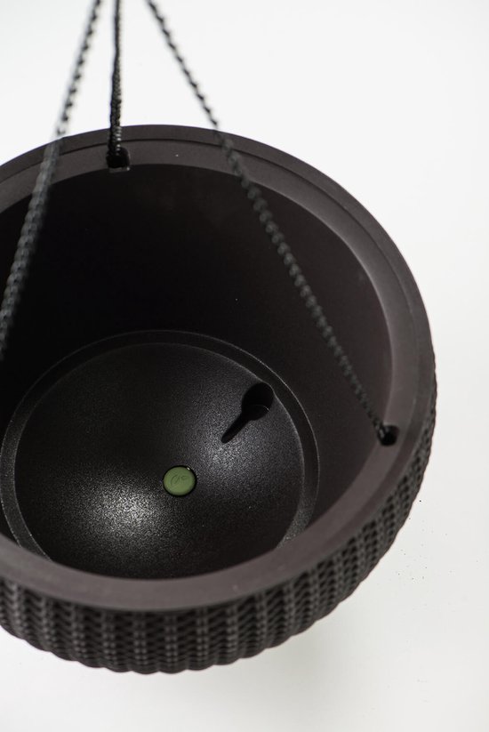 Hangende bloempot Keter Bol Planter bruin Moderne vorm