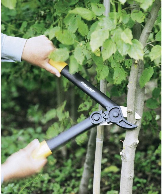 Fiskars Snoeischaar - PowerGear II L31 Takkenschaar - Tuinschaar met aambeeld - FiberComp™