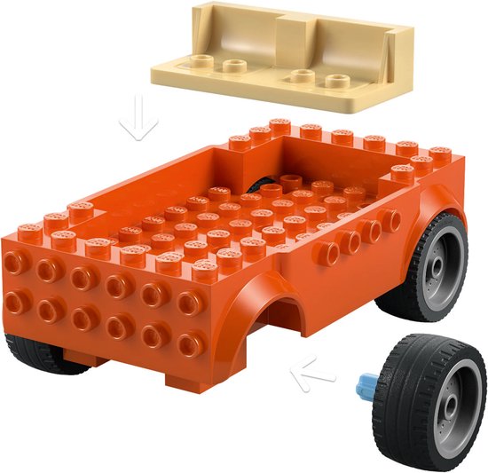 LEGO® Bluey: Bluey's Autorit naar het Strand, Bouwset - 11202
